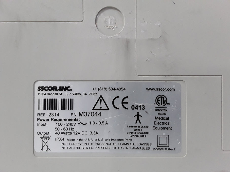 SSCOR, Inc. 2314 Suction unit