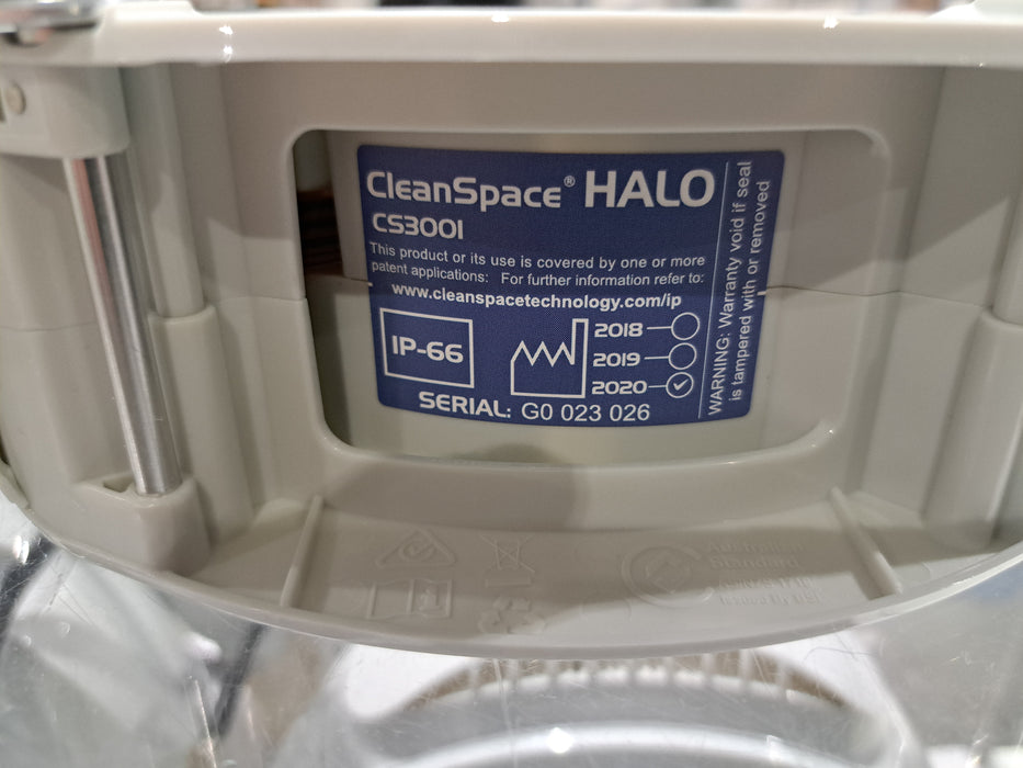 CleanSpace CS3014 Docking Station & Storage Case w/ 8 Halo Respirators