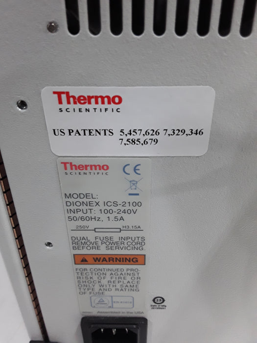 Thermo Scientific Dionex ICS-2100 Ion Chromatography System