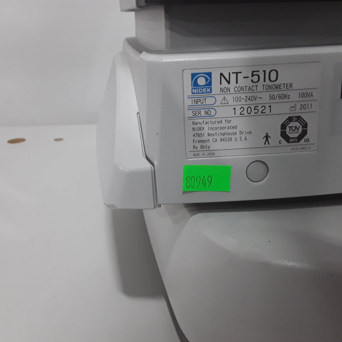 Nidek NT-510 Non Contact Tonometer