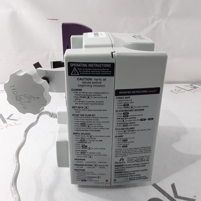 Hospira Plum A+ Infusion Pump