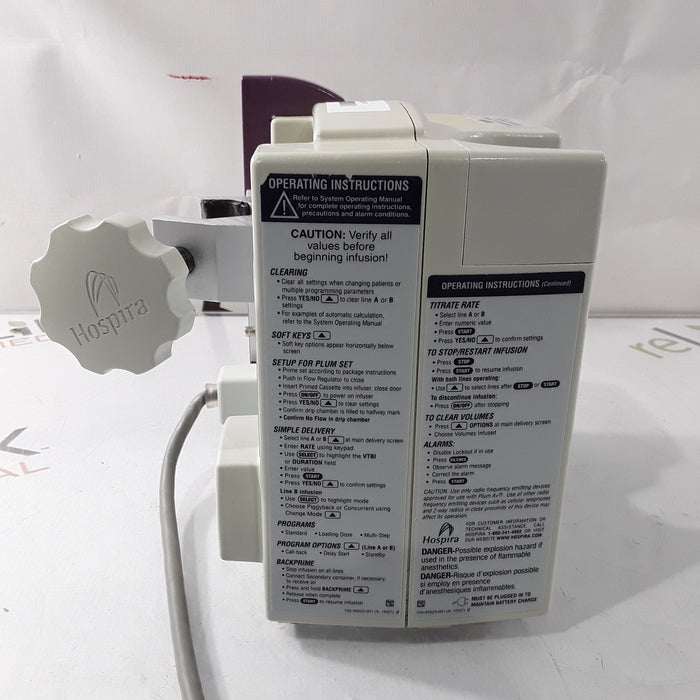 Hospira Plum A+ Infusion Pump