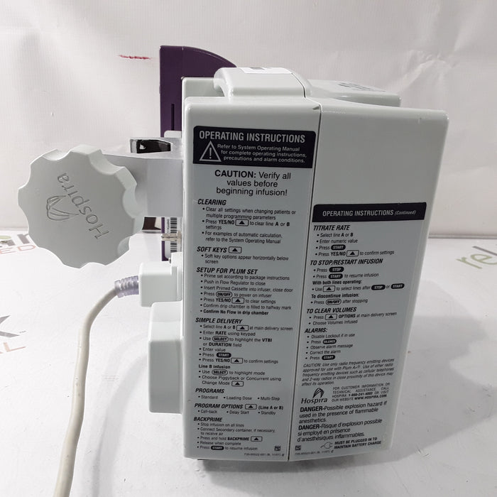 Hospira Plum A+ Infusion Pump