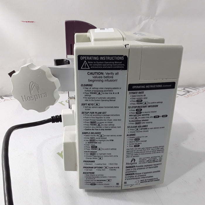 Hospira Plum A+ Infusion Pump