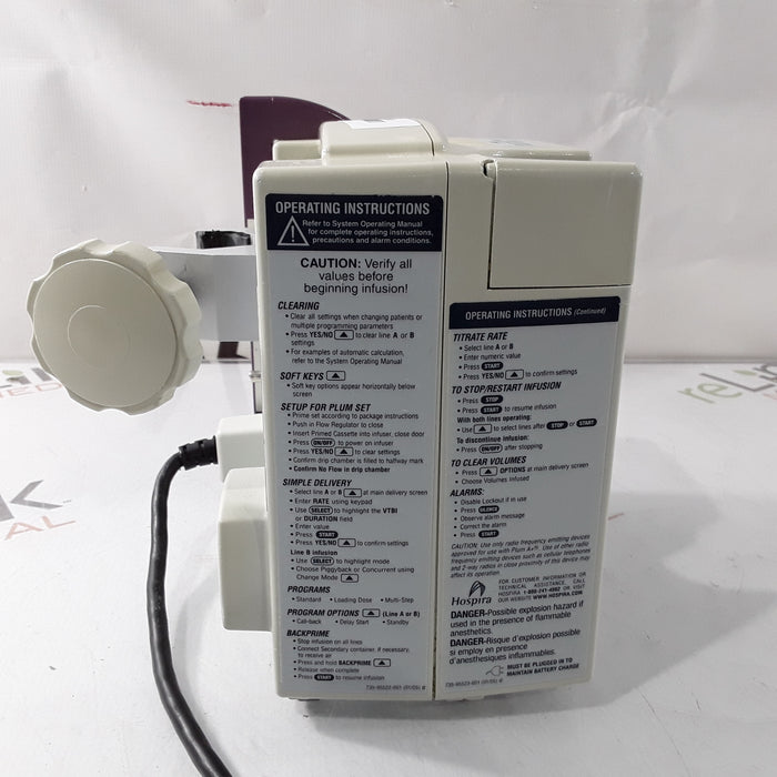 Hospira Plum A+ Infusion Pump