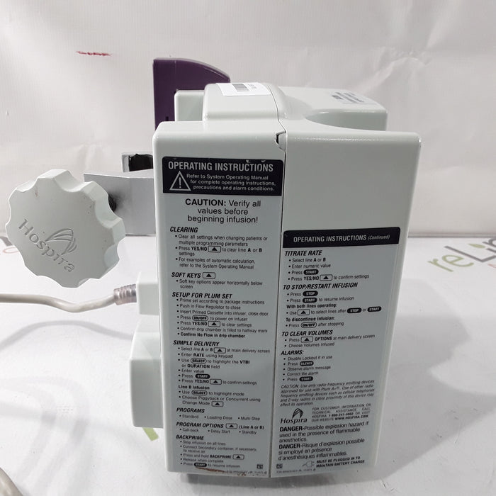 Hospira Plum A+ Infusion Pump