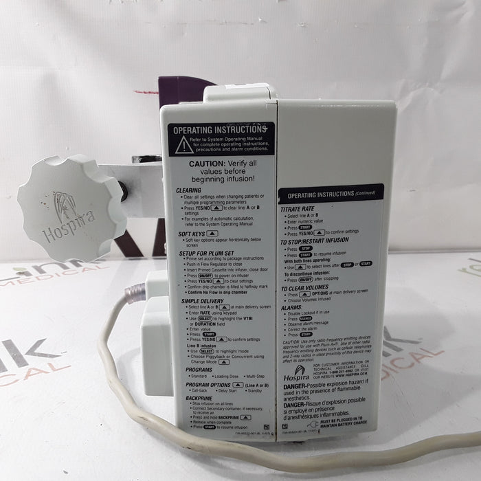 Hospira Plum A+ Infusion Pump