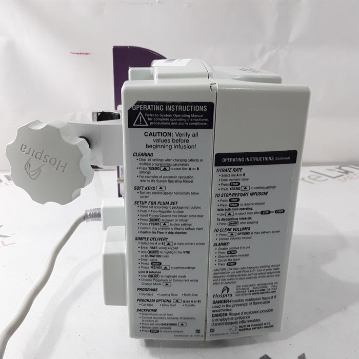 Hospira Plum A+ Infusion Pump