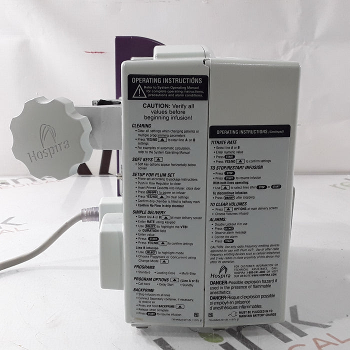 Hospira Plum A+ Infusion Pump