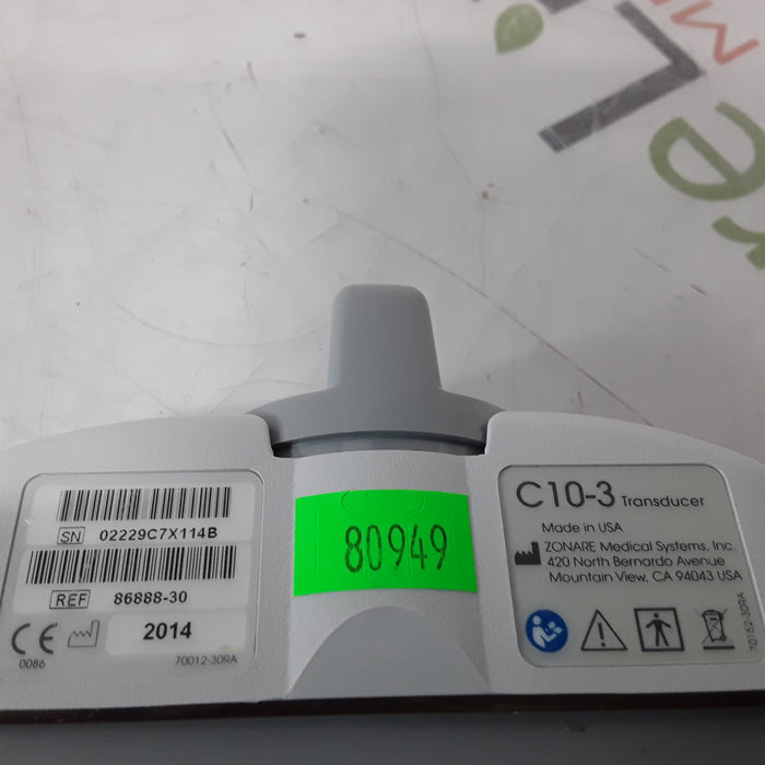 Zonare C10-3 Ultrasound Transducer