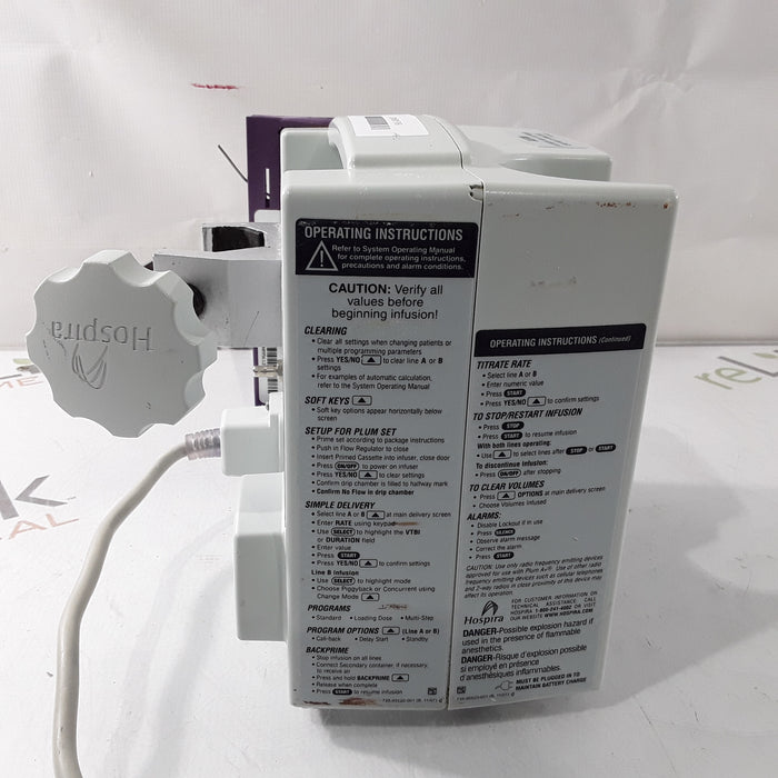 Hospira Plum A+ Infusion Pump