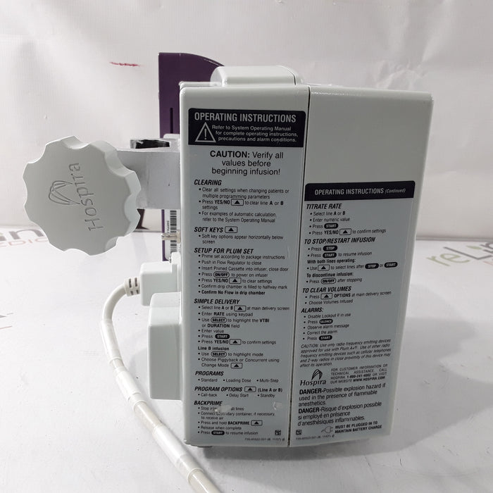 Hospira Plum A+ Infusion Pump