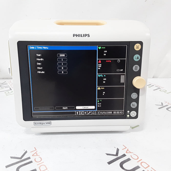 Philips SureSigns VM8 Bedside Patient Monitor