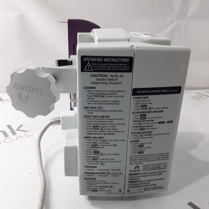 Hospira Plum A+ Infusion Pump