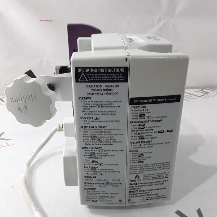 Hospira Plum A+ Infusion Pump