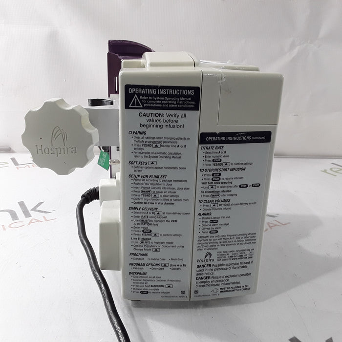 Hospira Plum A+ Infusion Pump