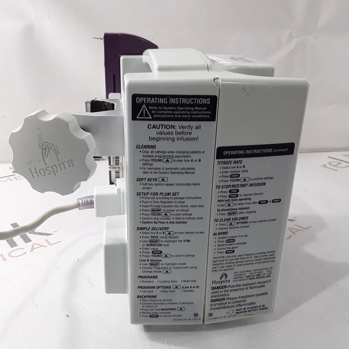 Hospira Plum A+ Infusion Pump