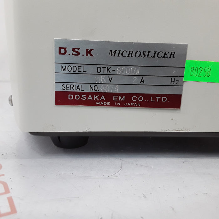 D.S.K. DTK-3000w Microslicer