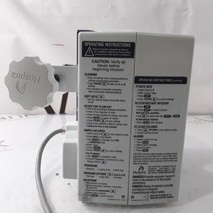 Hospira Plum A+ Infusion Pump