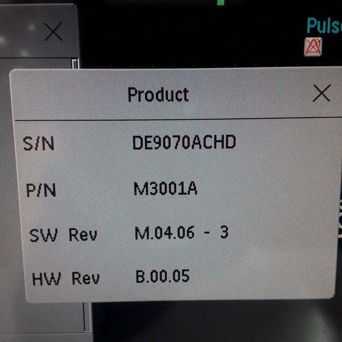 Philips M3001A-A01C06 Fast SpO2, NIBP, ECG, Temp, IBP MMS Module