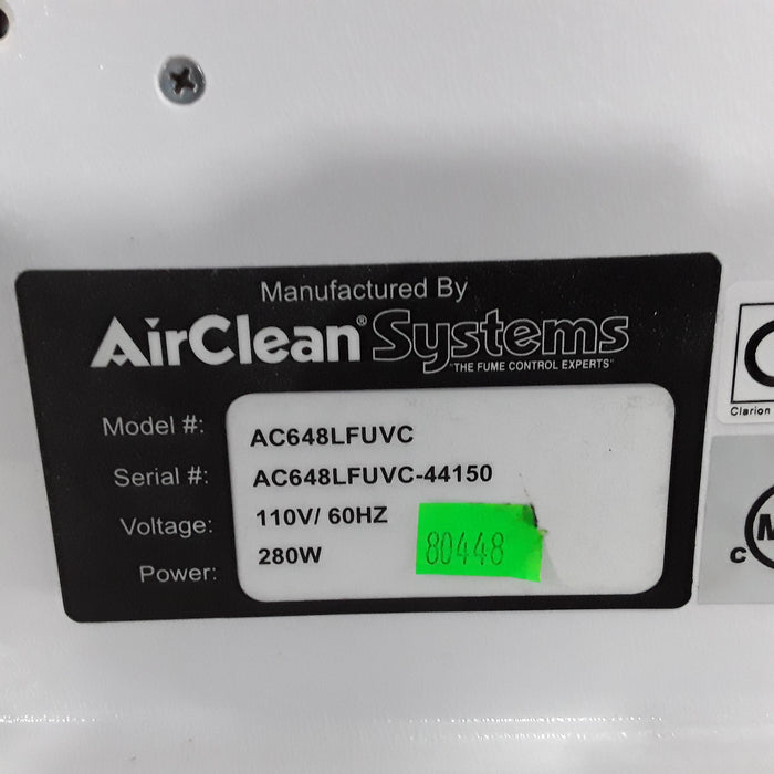 AirClean Systems AC648LFUVC Workstation Ductless Fume Hood