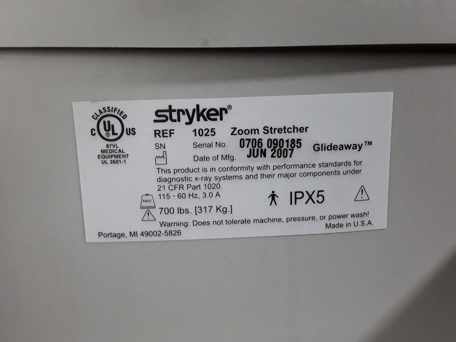 Stryker 1025 Zoom Stretcher