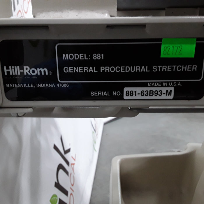 Hill-Rom 881 General Procedural Stretcher
