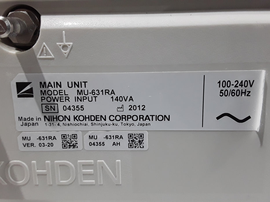 Nihon Kohden 6301A Patient Monitor