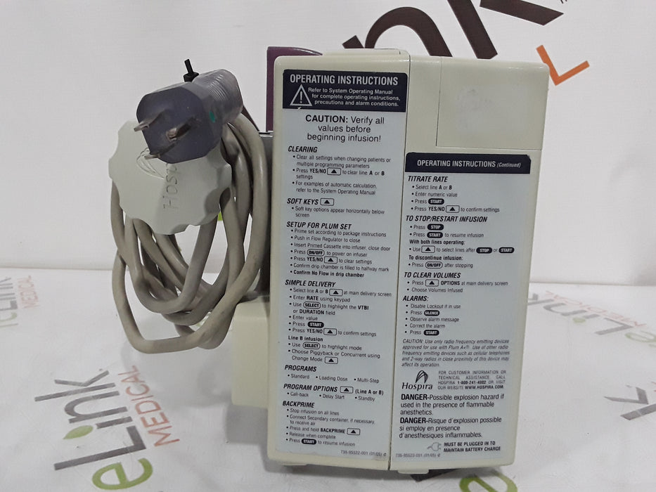 Hospira Plum A+ Infusion Pump