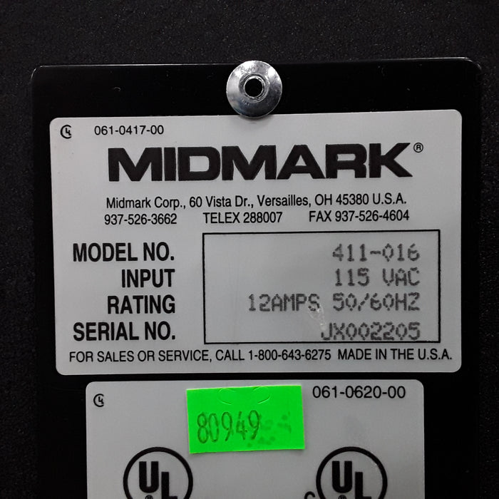 Midmark 411 Power Exam Table