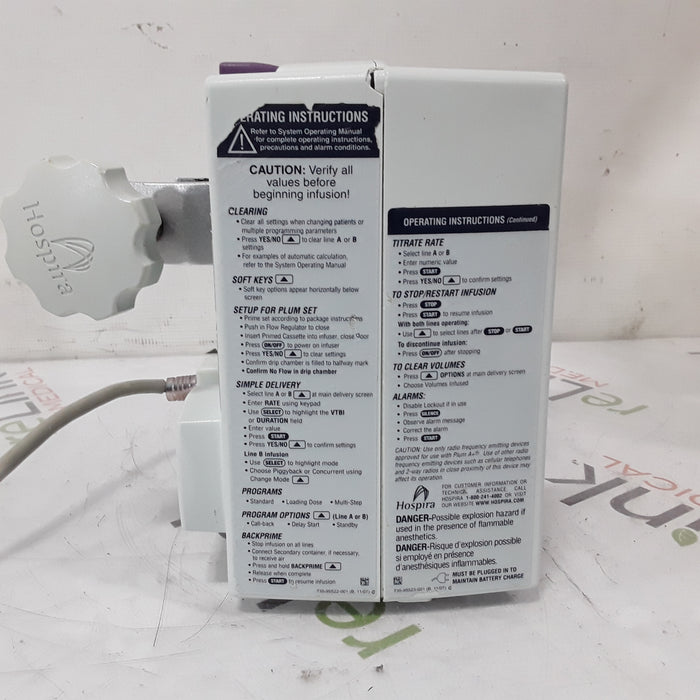 Hospira Plum A+ Infusion Pump