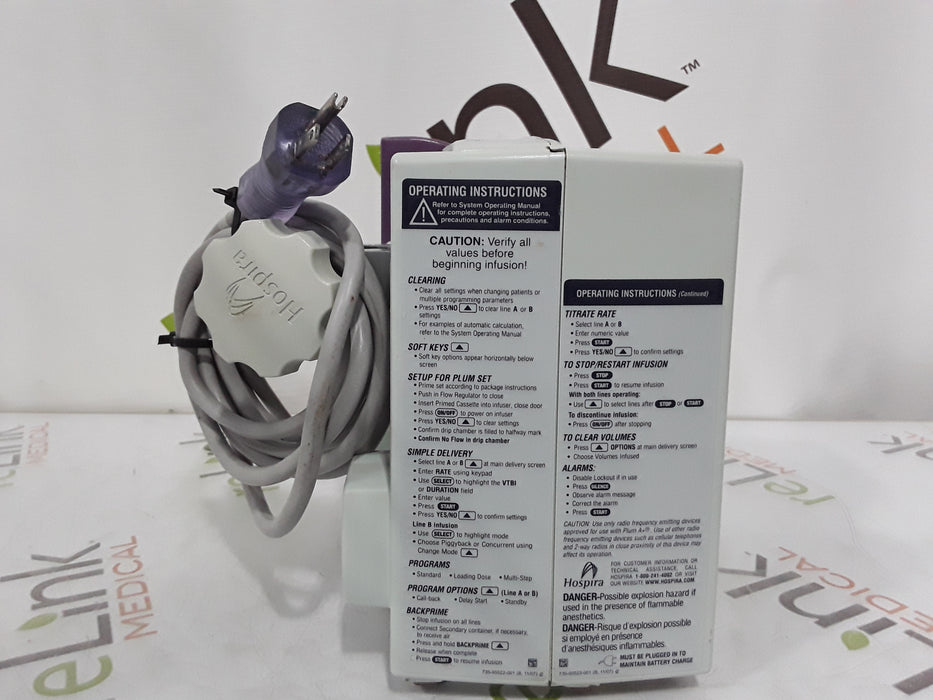 Hospira Plum A+ Infusion Pump