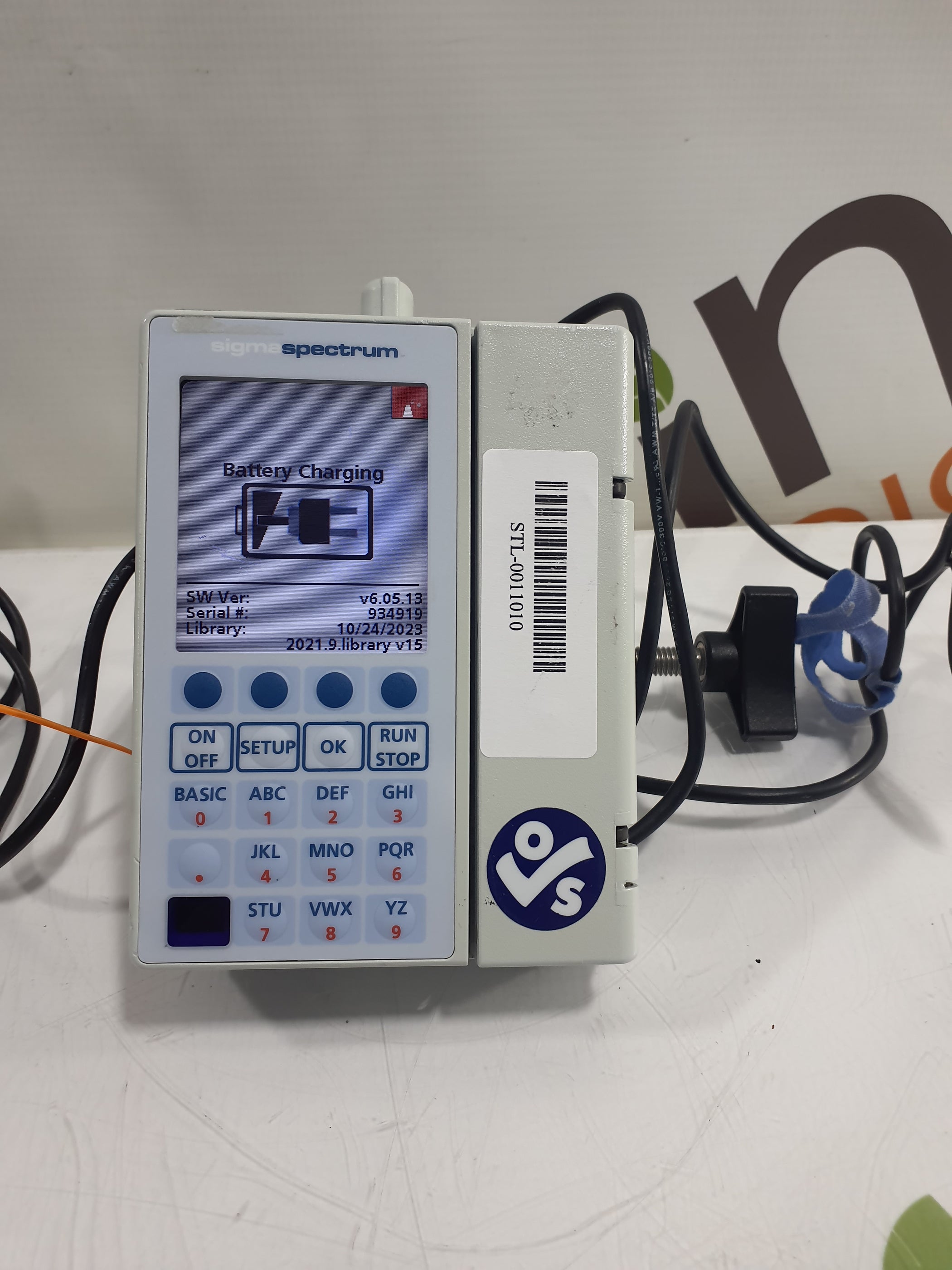 Baxter Sigma Spectrum 6.05.13 with B/G Battery Infusion Pump — reLink ...