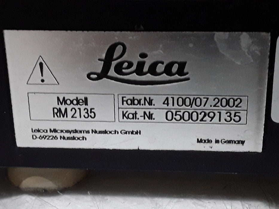 Leica RM 2135 Rotary Microtome