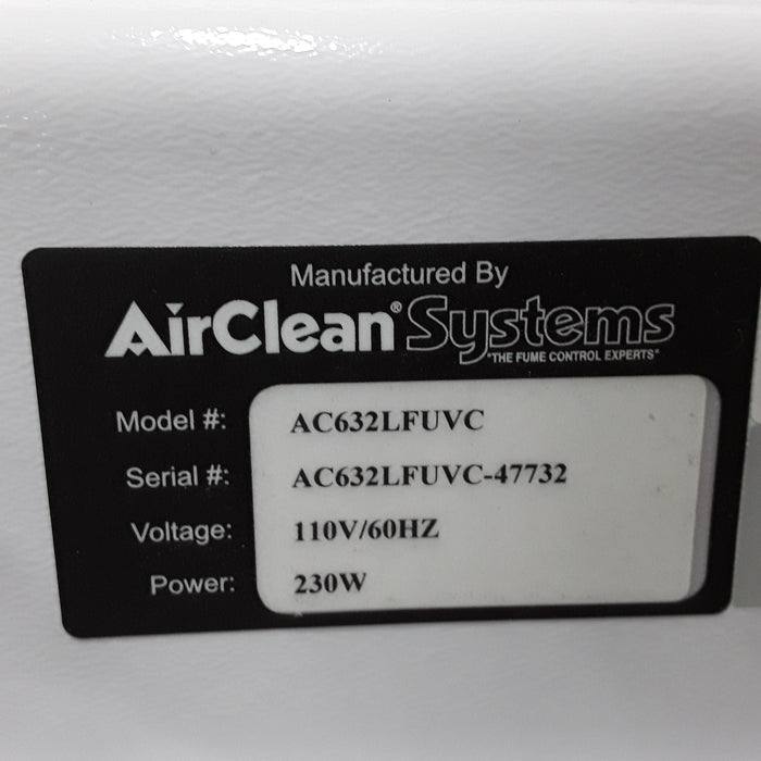 AirClean Systems AC632LFUVC Fume Hood