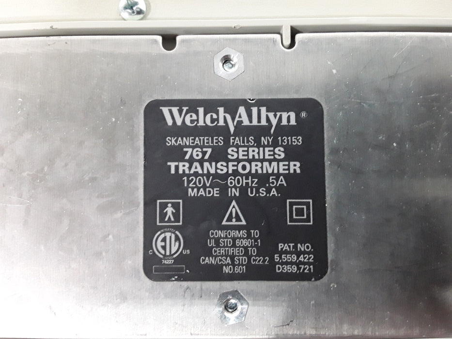 Welch Allyn 767 Series Transformer without Heads