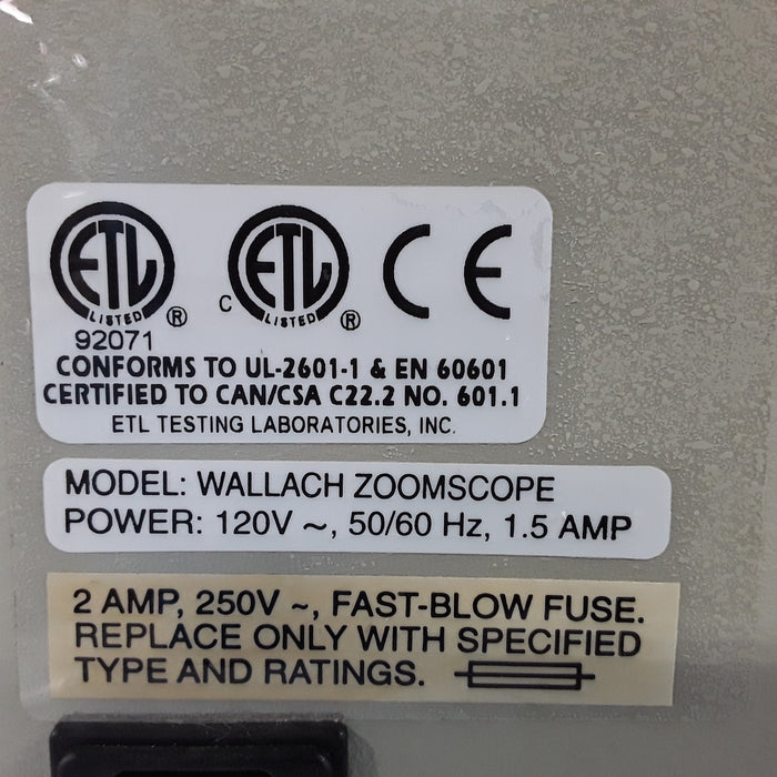 Wallach Zoomscope Colposcope with TruLight