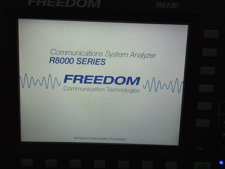 SATCOM Technologies General Dynamics R8100 Communications System Analyzer