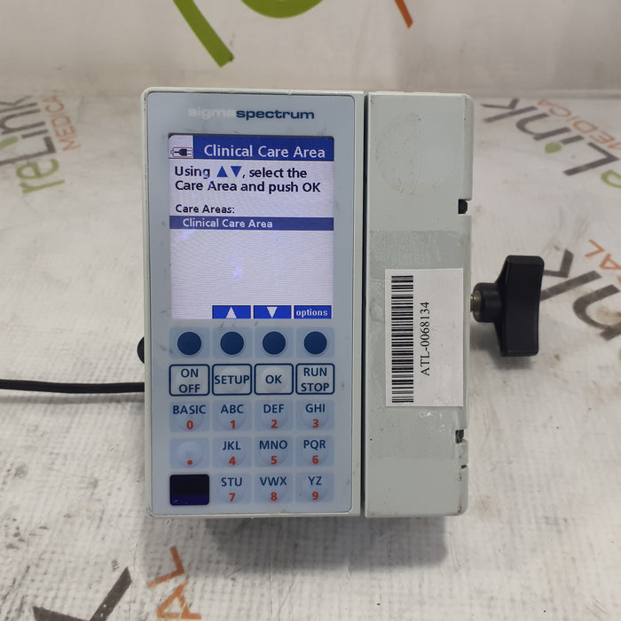 Baxter Sigma Spectrum 6.05.13 with Non-Wireless Battery Infusion Pump