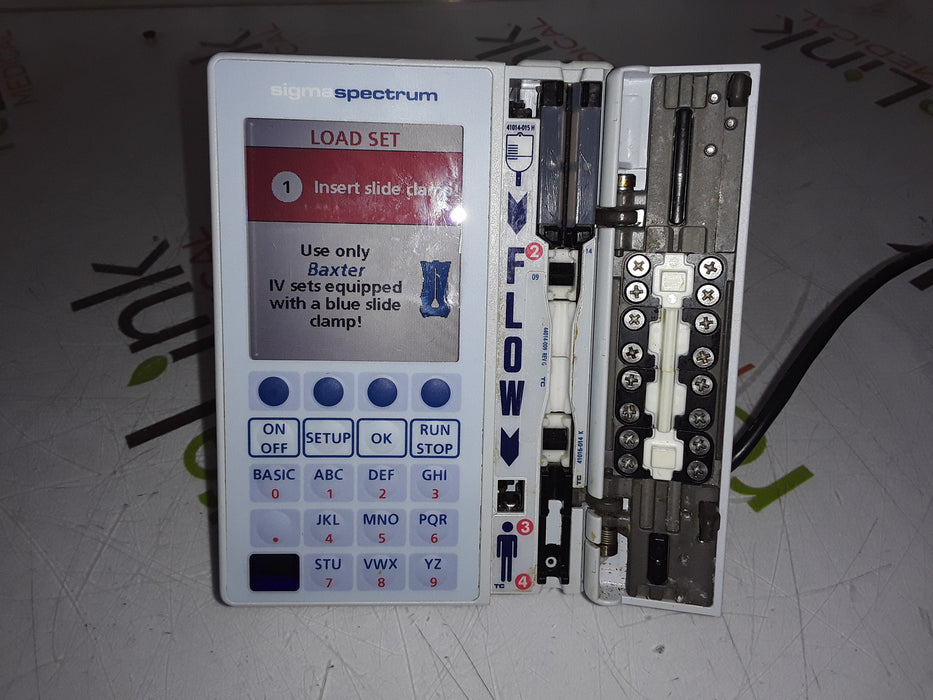 Baxter Sigma Spectrum 8.00.01 w/o Battery Infusion Pump