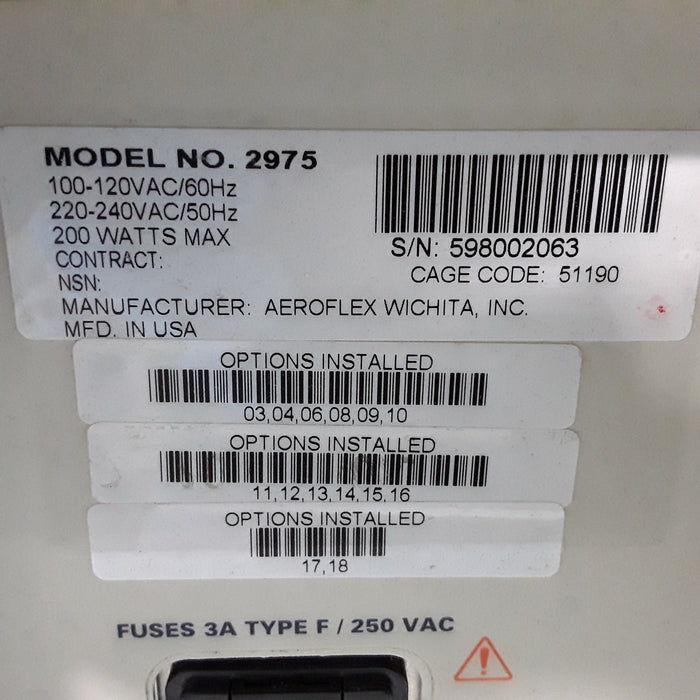 Aeroflex IFR 2975 Communications Service Monitor Test Set