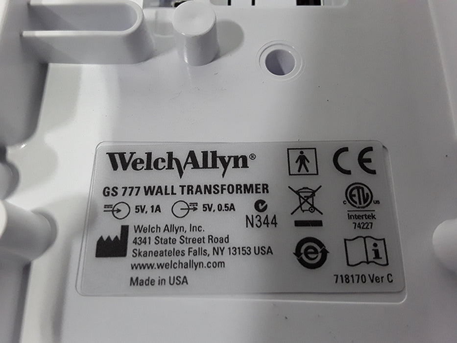 Welch Allyn 777 w/Heads Ophthalmoscope/Otoscope Wall Transformer