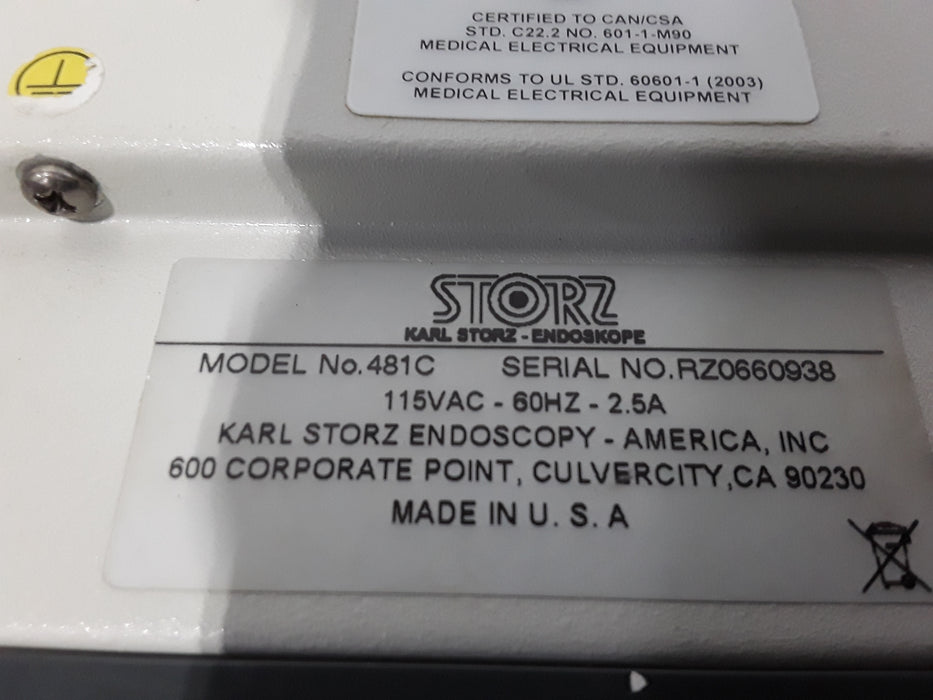 Karl Storz 481C Miniature Light Source