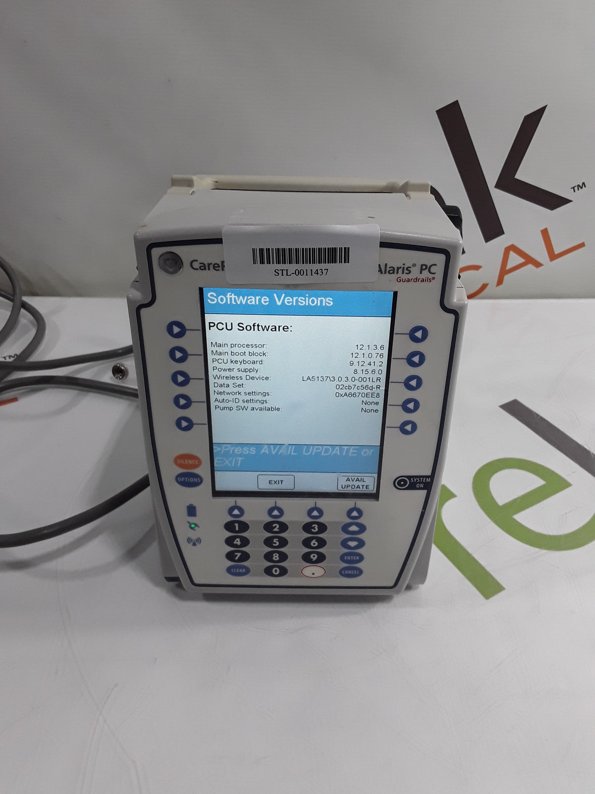 CareFusion Alaris 8015 Large Screen POC Infusion Pump — reLink Medical