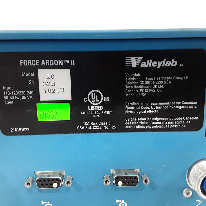 Valleylab Force Argon II Gas Delivery Unit