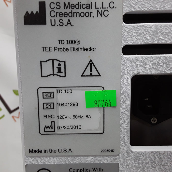 CS Medical TD-100 TEE Probe Disinfector