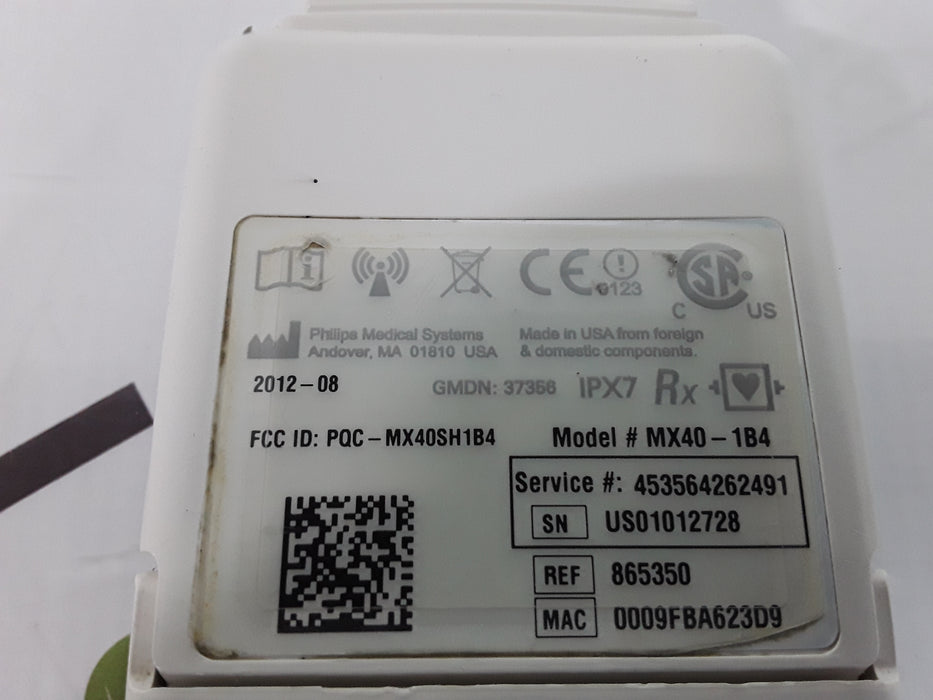 Philips MX40 1.4 ECG 865350 Telemetry Transmitter