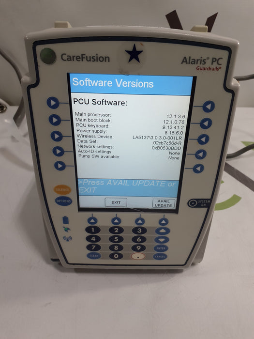 CareFusion Alaris 8015 Large Screen POC Infusion Pump