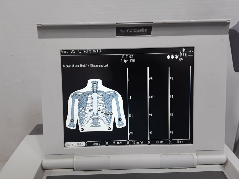 GE Healthcare MAC 5000 without CAM Module ECG System