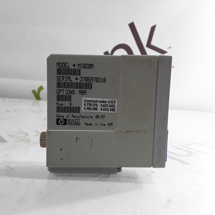 Hewlett Packard M1020A SpO2/PLETH Single Parameter Module